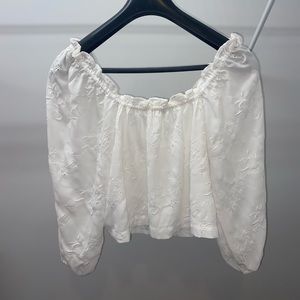 American Eagle cropped blouse.